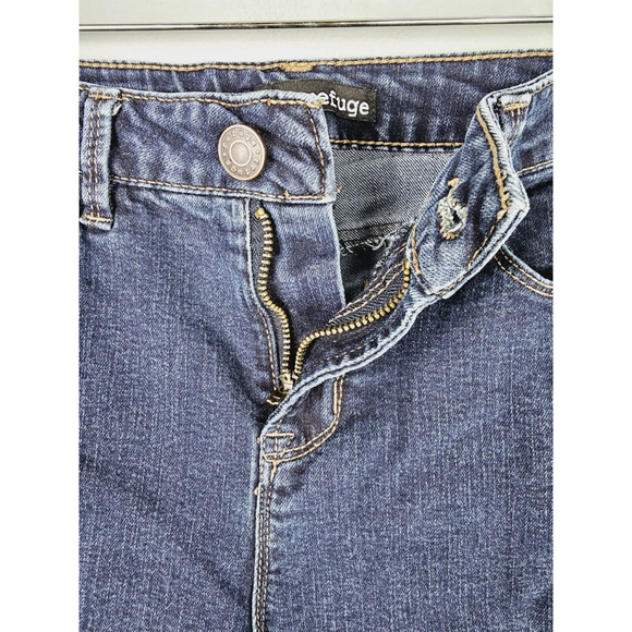 Refuge Women's Size 2 Skinny Ankle Mid Rise Dark Wash Stretch Jeans - Picture 6 of 7